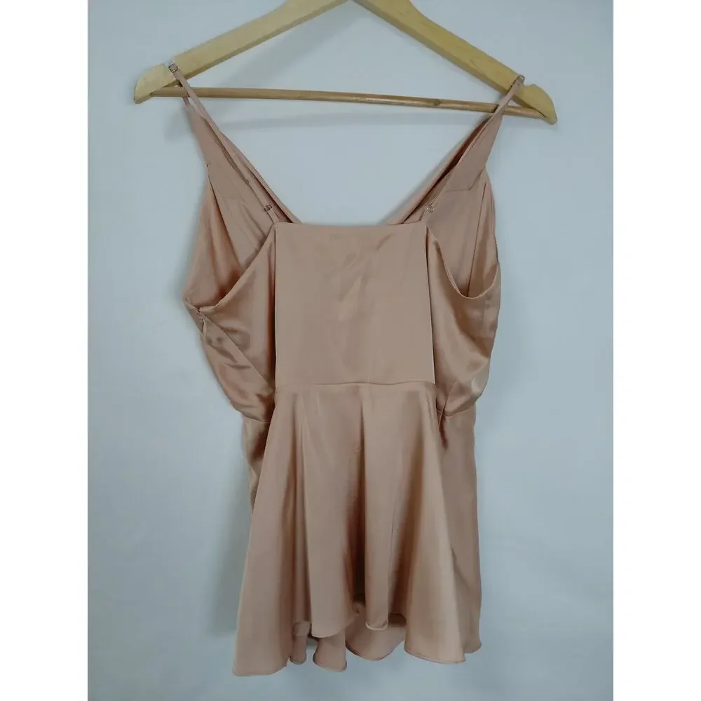 NWT Express Pink Lined Tank Women Size M